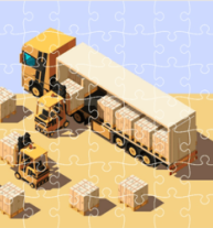 Moving Trucks Jigsaw